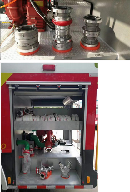 Water foam fire fighting truck forest emergency rescue vehicle