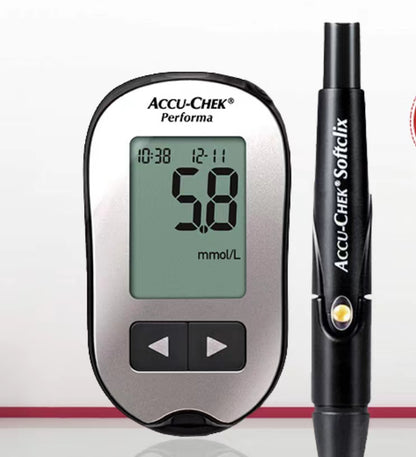 Blood glucose tester+test paper 100pcs+blood collection needle 100pcs onetouch ultra