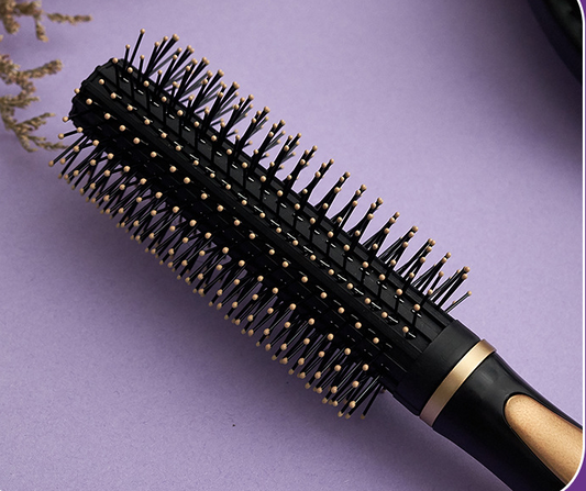 Curved Brass Hair Stretching and Straightening Comb