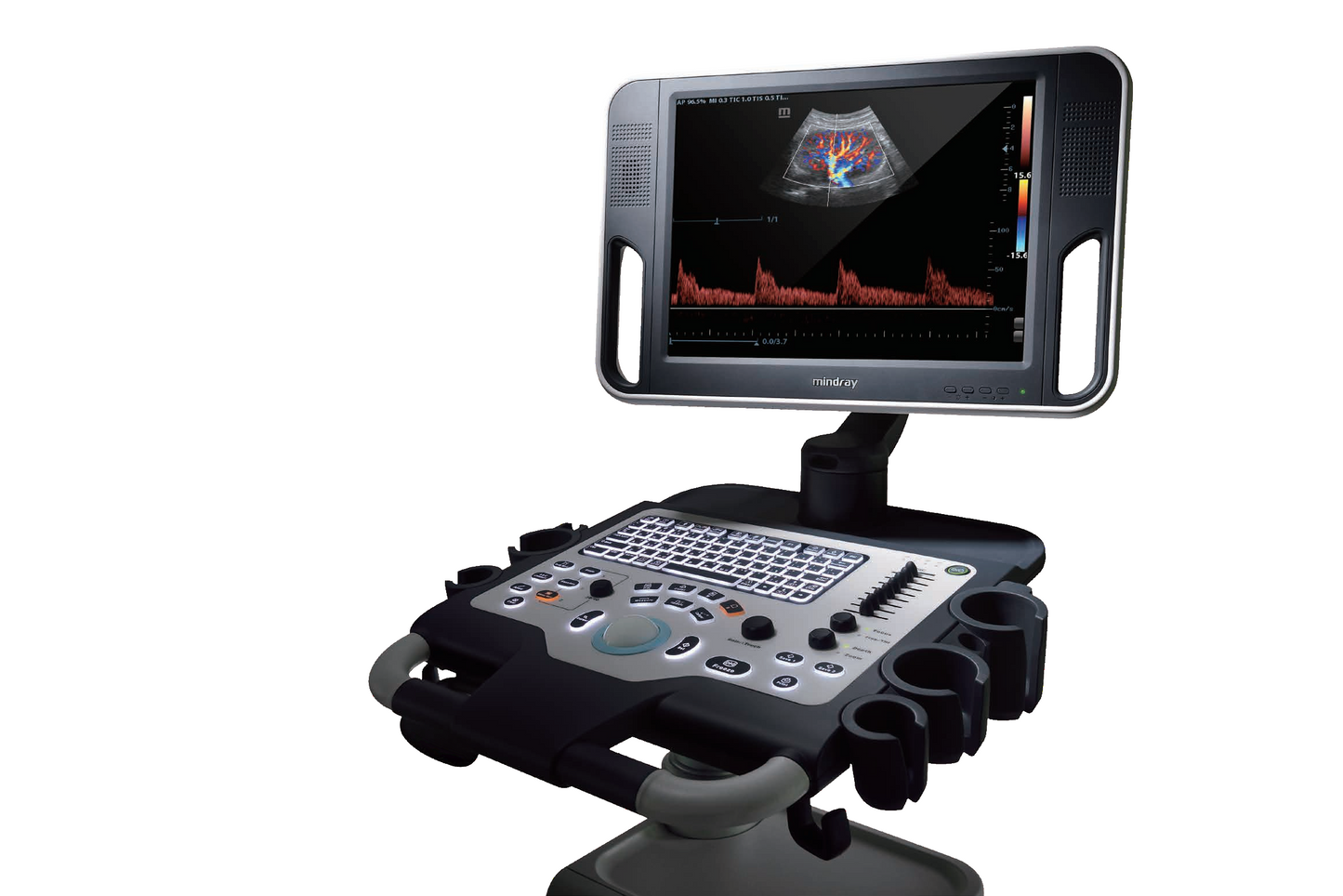 Mindray DC-26 Trolley color doppler with convex probe ,linear probe and endocavity probe