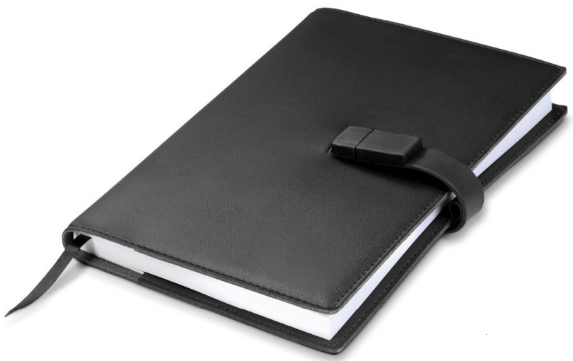 Advertising gift - notepad black