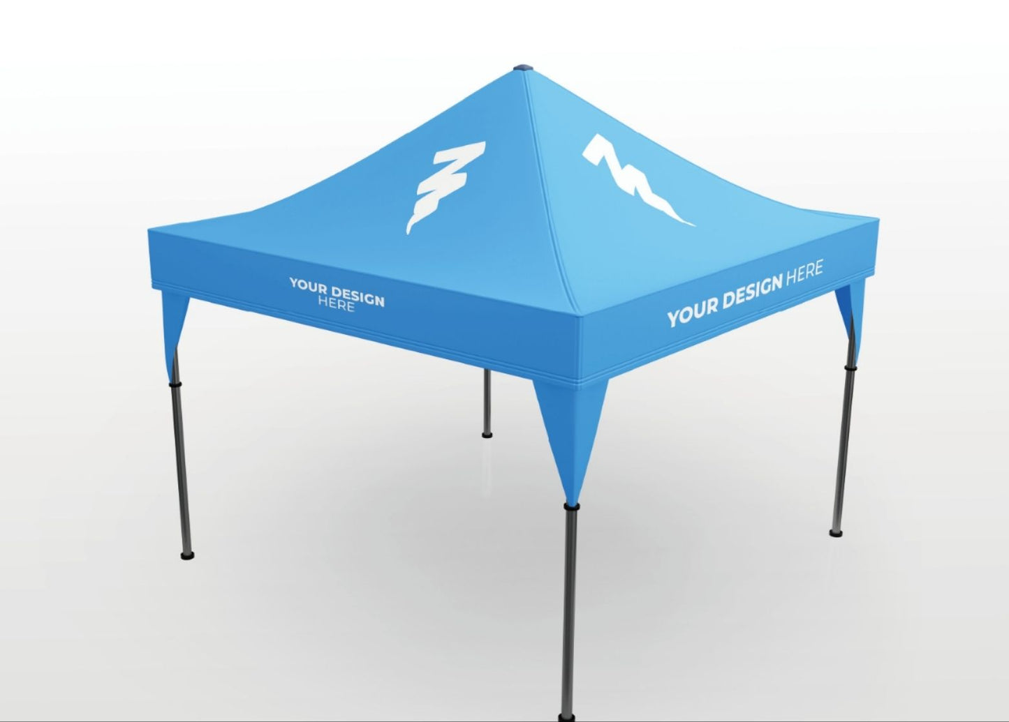 Outdoor Tent Four Leg Thickened with Large Umbrella Canopy for Stalls