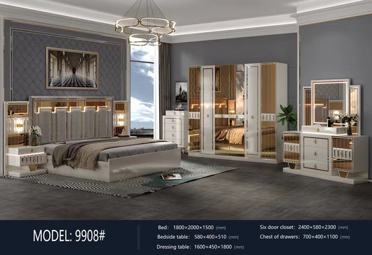 Hotel Wood Modern Luxury Furniture Bedroom Set