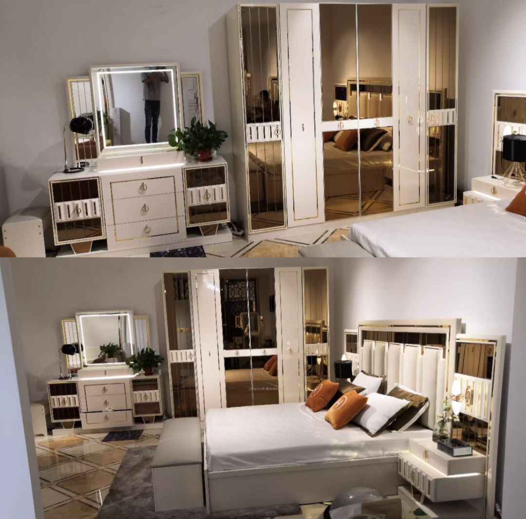 Hotel Wood Modern Luxury Furniture Bedroom Set