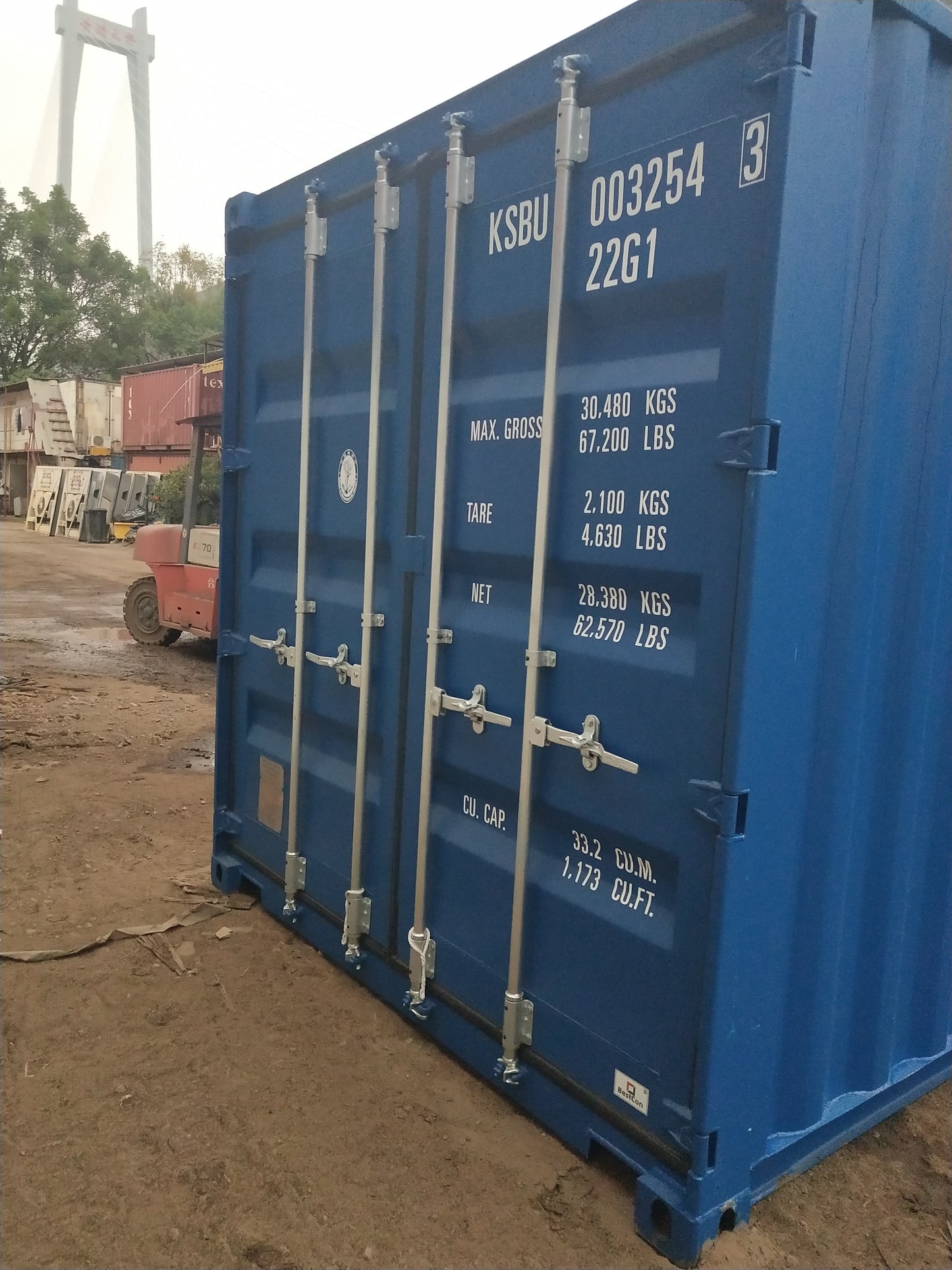 NEW Stock 6m 20 Foot Length ISO Standard 20ft Dry Cargo Shipping Container for Sale