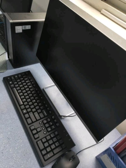 Hp N01 Desktop Computer Business Office Desktop Home Small Chassis Computer Machine 23.8 "Inch Set