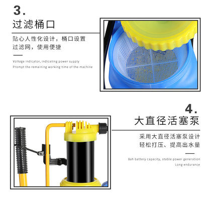 Knapsack Manual Sprayer 16L High Pressure Manual Pesticide Machine Agricultural Vegetable Garden Orchard