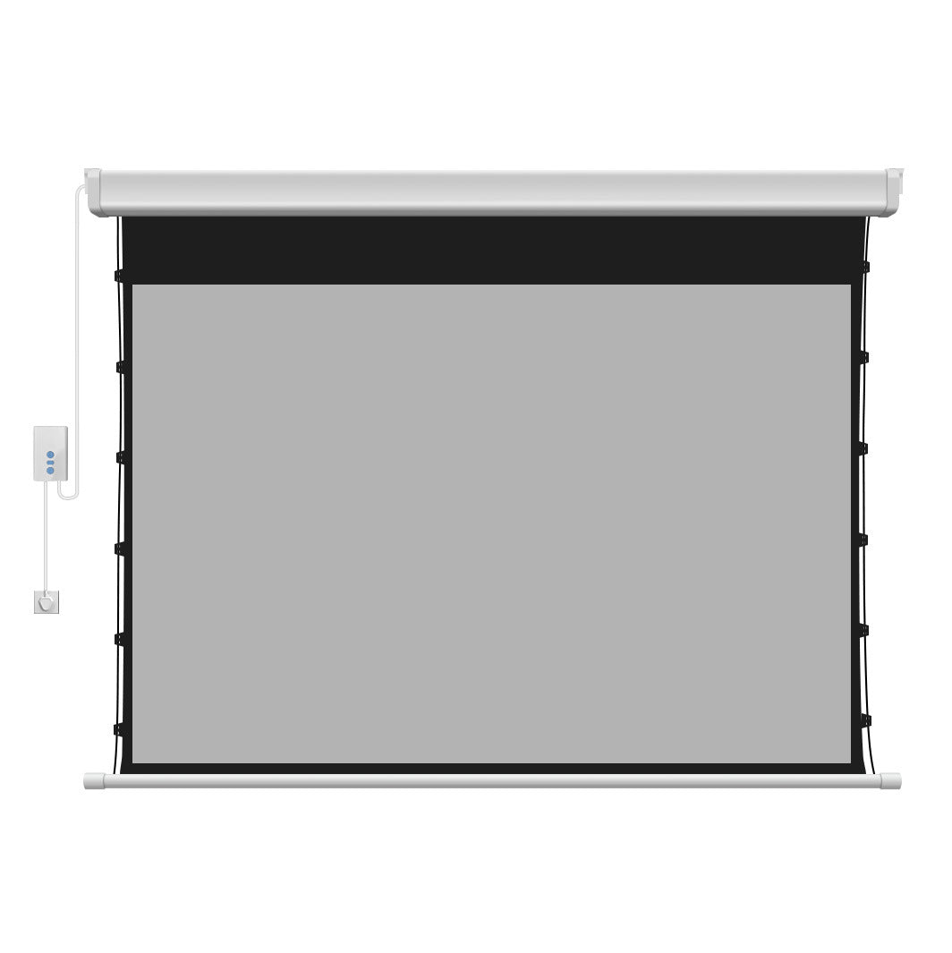 High-Definition Electric Pull-Wire Projector Screen Remote Control Lift 120-Inch Hidden Projection Screen