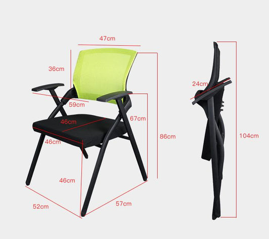 Plastic chair portable backrest office chair