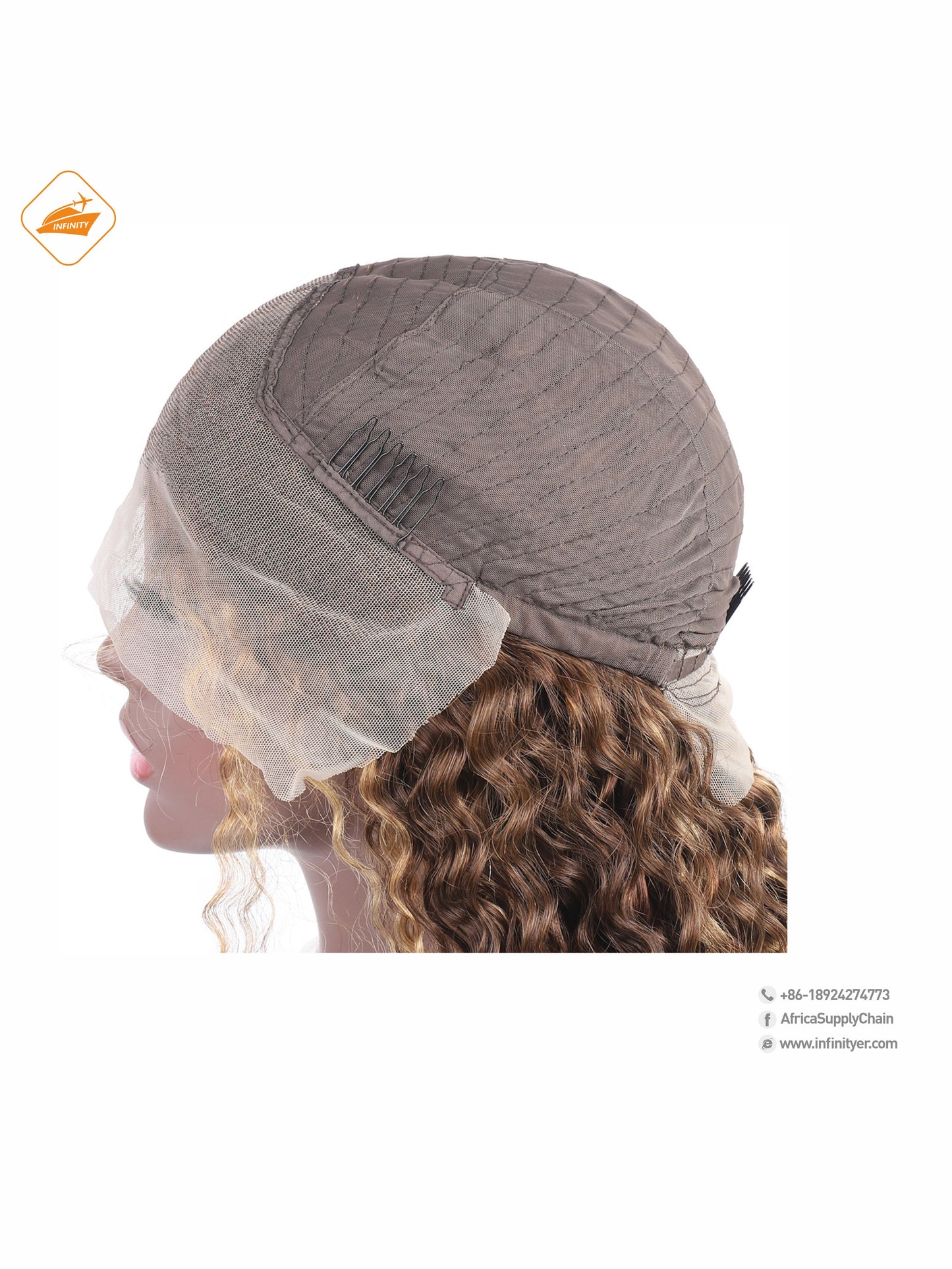 lace wig 13*4  P色 curly