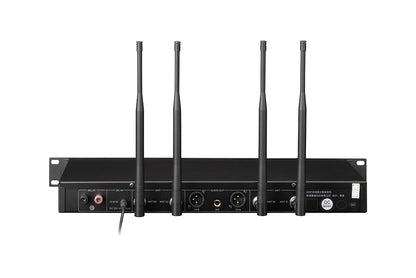 Wireless Microphone Set MV3000-H2 One Receiver with Two Microphones