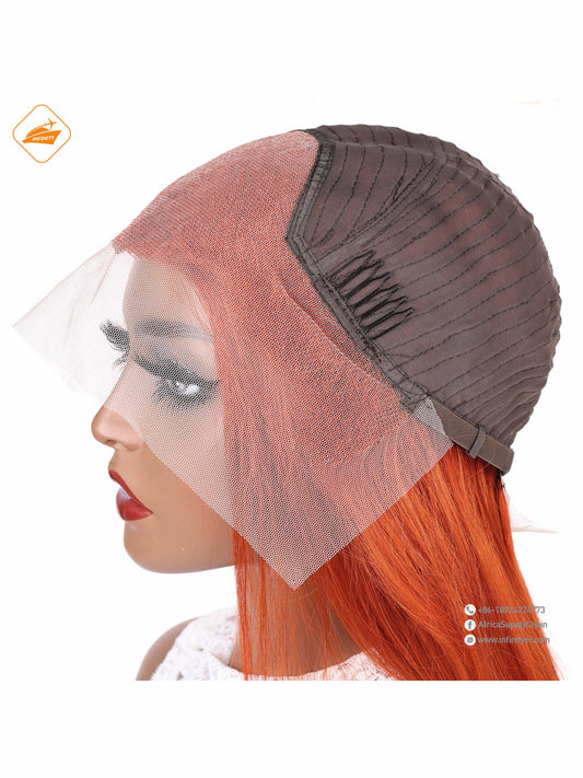 lace wig 13*4  新款色发Ginger直条-350