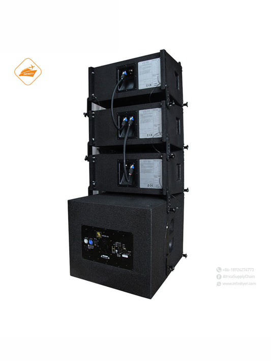 VR10 & S15 10 inch Top and 15 inch Bass Mini Active Speaker Line Array Sound System