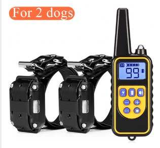 Waterproof Rechargeable Vibrating Dog Anti Barking Electric Shock Training Remote Control Pet Dog Training Collars