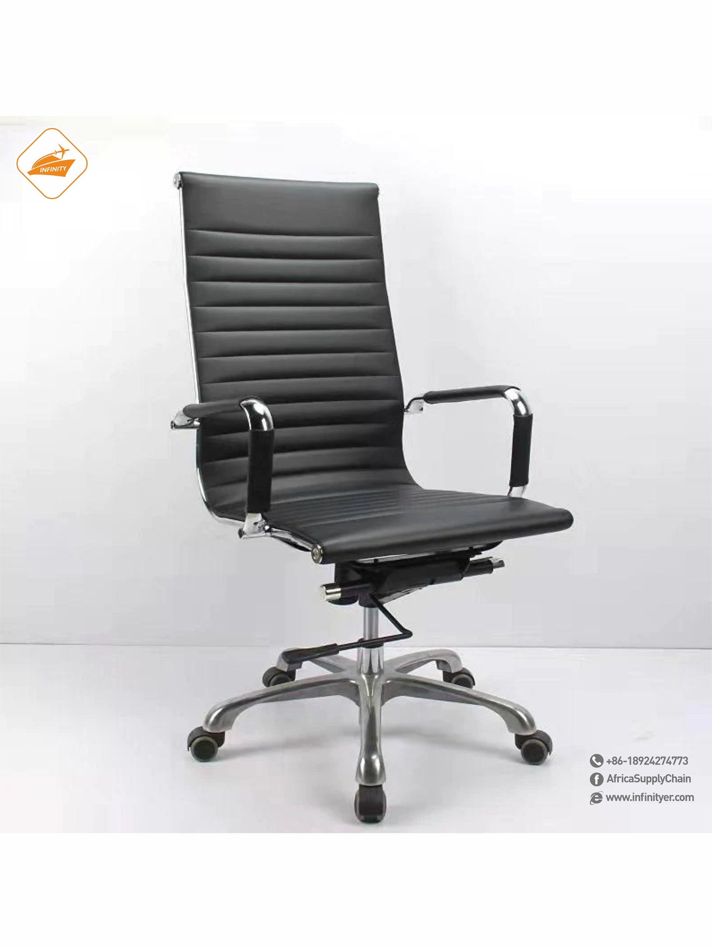 Mesh office chair with wheels