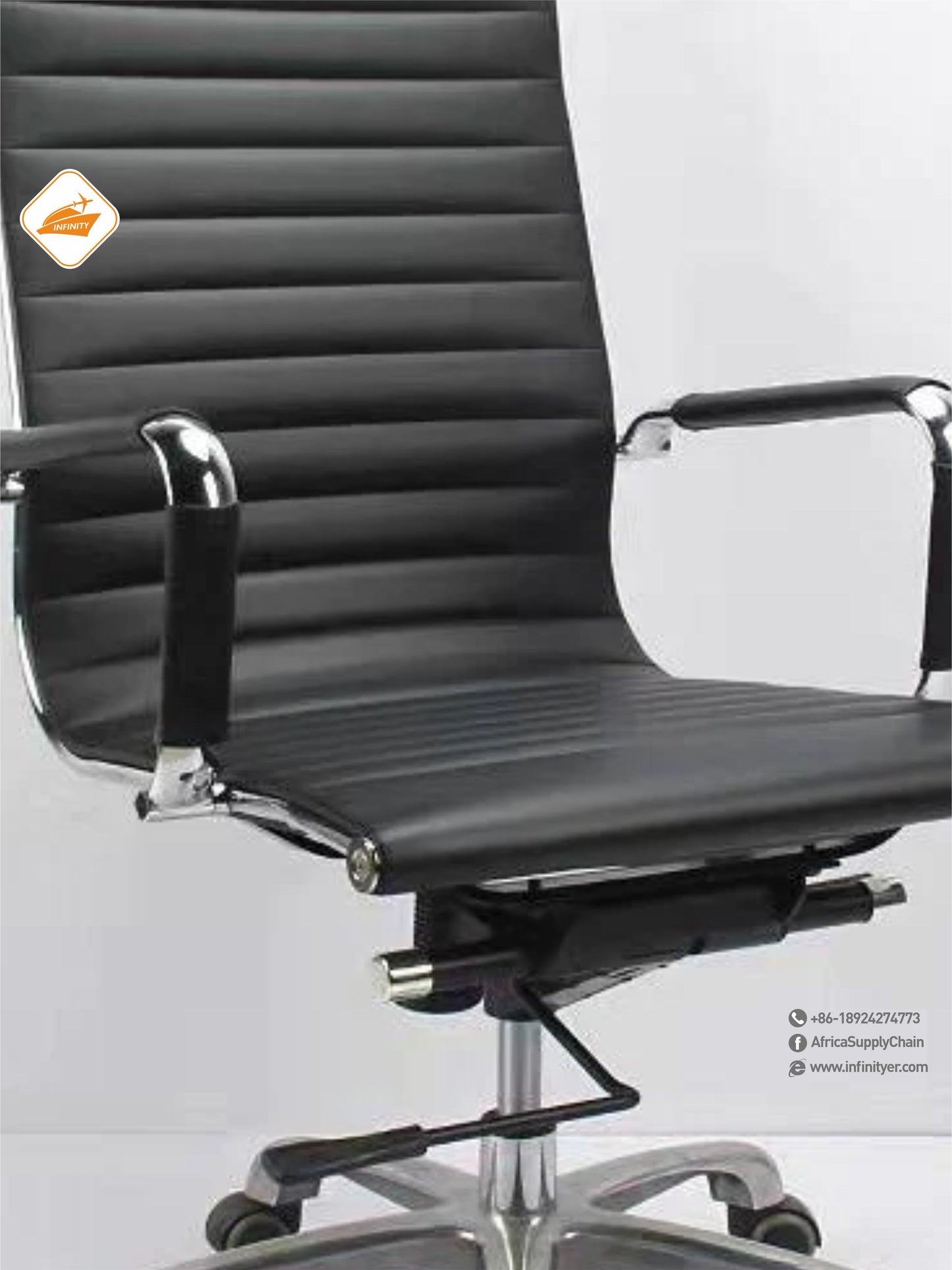 Mesh office chair with wheels