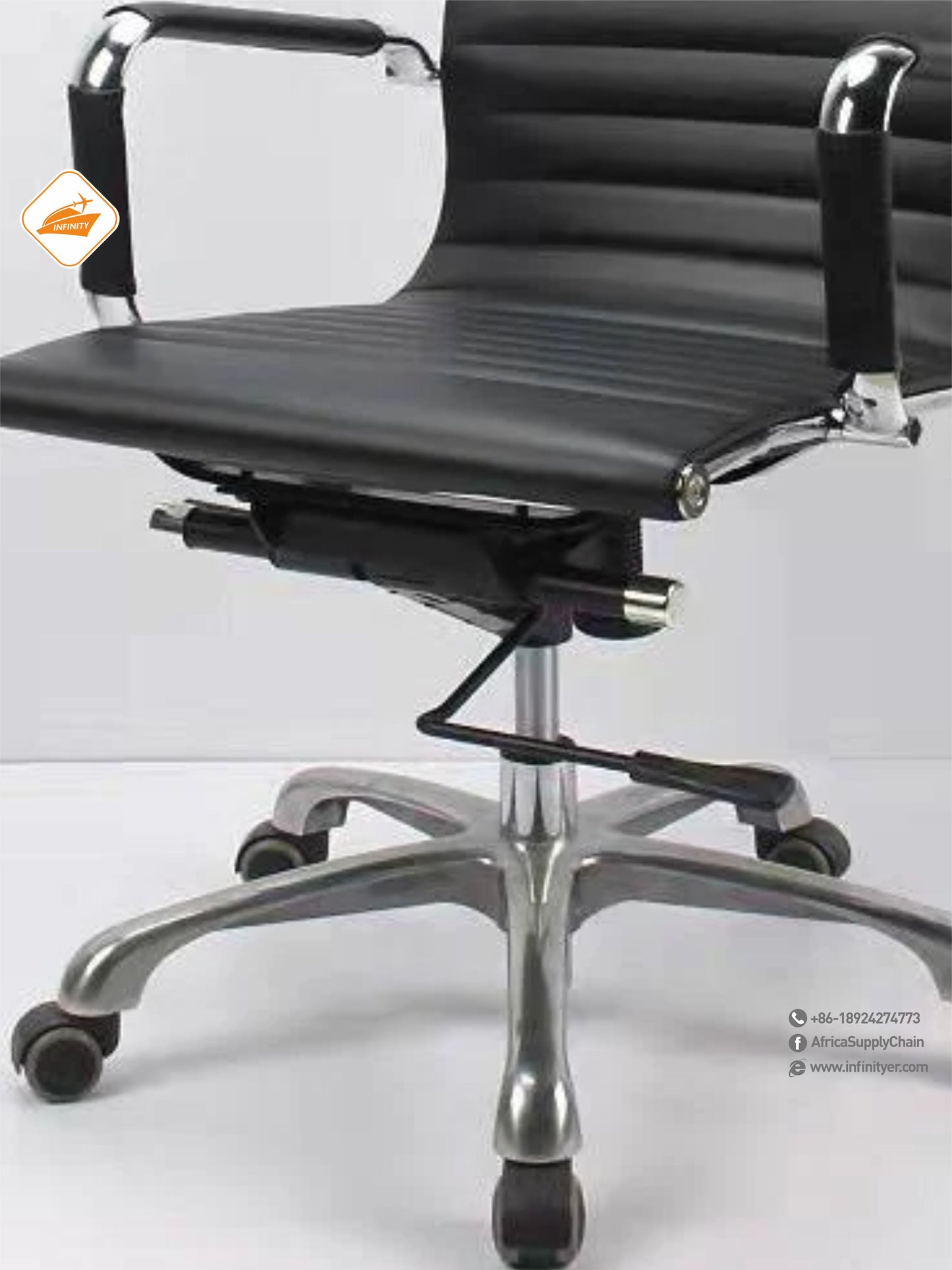 Mesh office chair with wheels