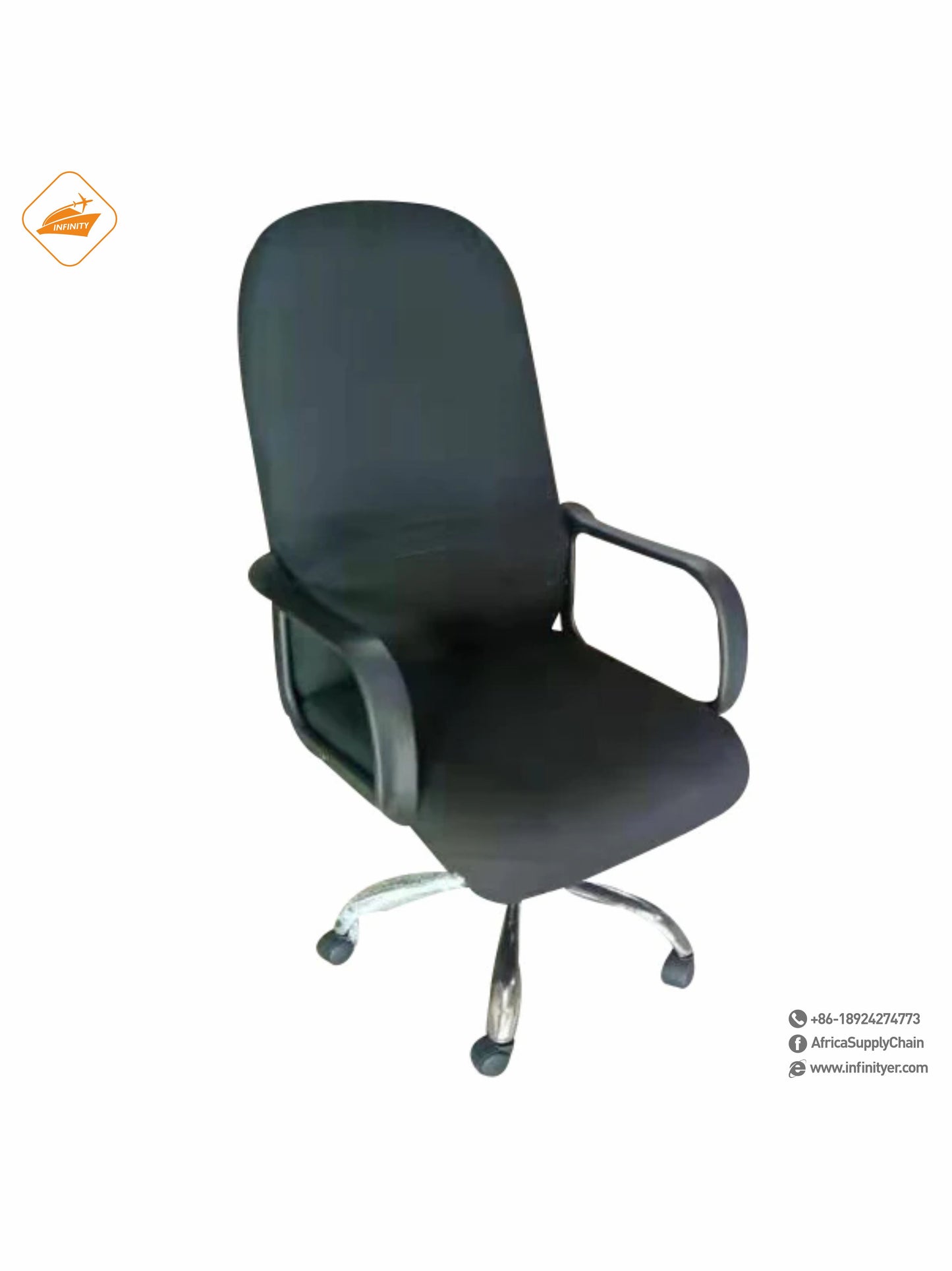 Mesh office chair with wheels