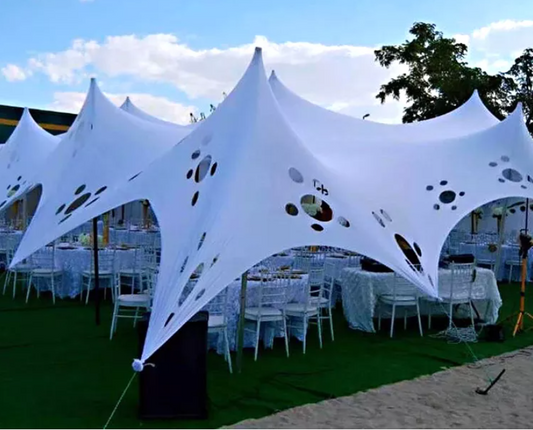 Outdoor Free Style Stretch Cheese Tent for Parting/ Wedding/ Events with Aluminum Poles