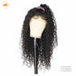 lace wig 13*4  自然色  curly