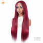 lace wig 13*4  新款色发 99J# 直条