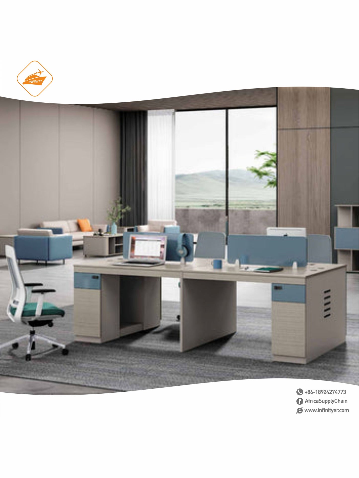 Modern Furniture Simple Design Commercial Desk