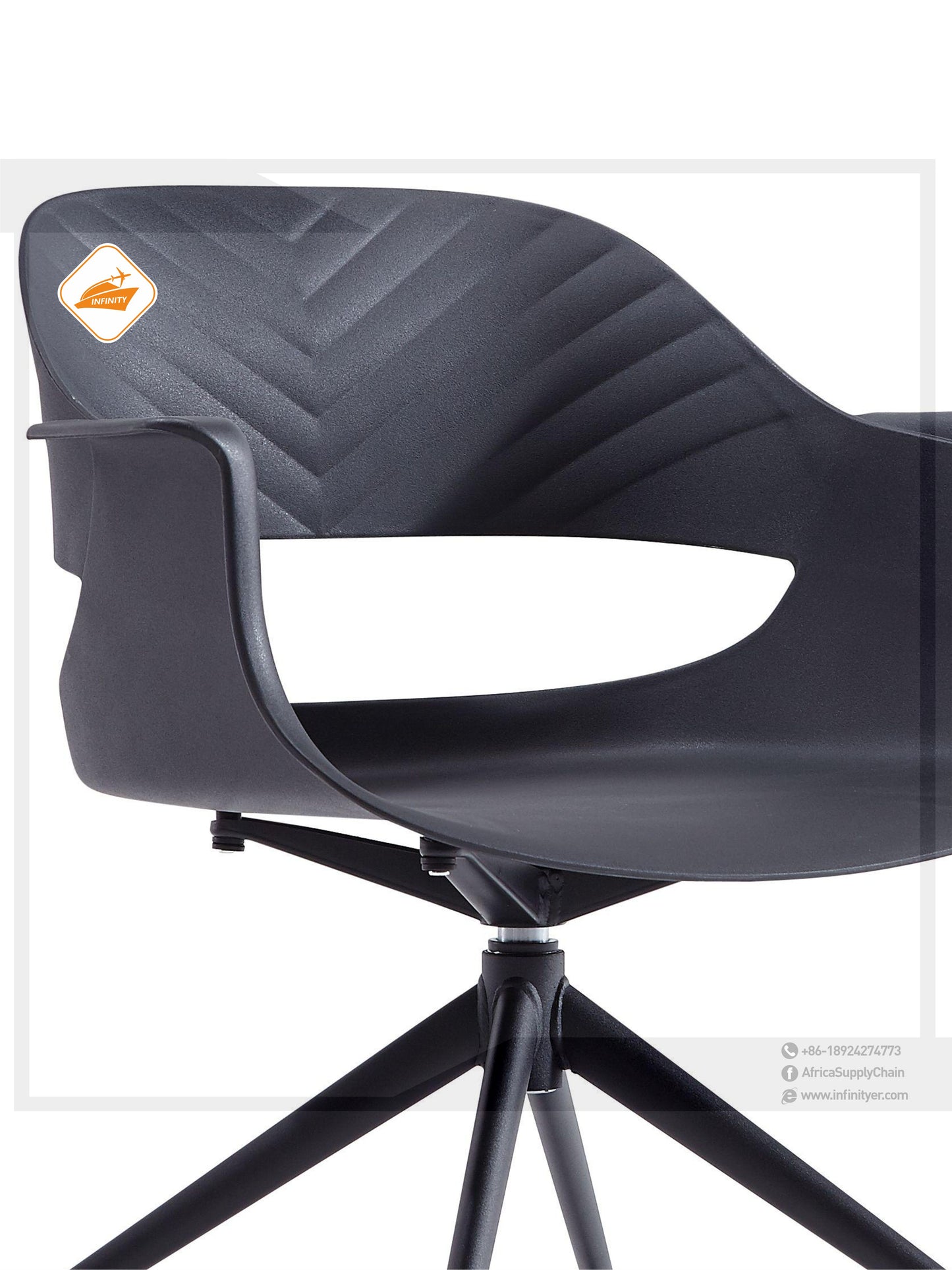 Mesh office chair with wheels