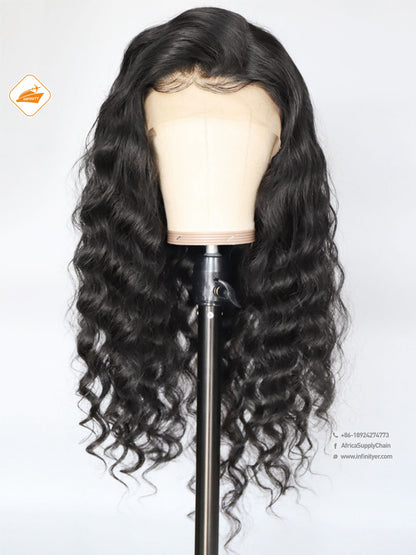 lace wig 13*4  自然色  loose deep