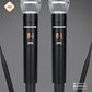 UPLX8 2 Channels Mini Handheld Microphone Singing Karaoke Mikrofon Studio Recording UHF Wireless Dynamic Microphone