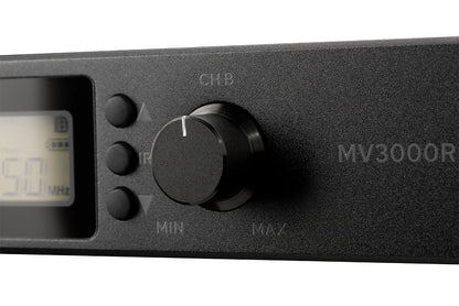 Wireless Microphone Set MV3000-H2 One Receiver with Two Microphones