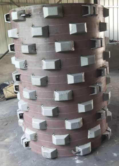 Padfoot Drum Wheel Roller, Bump Steel Wheel Roller for Road Roller 32kg/cm YDKT214B2022