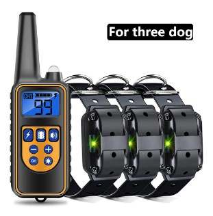 Waterproof Rechargeable Vibrating Dog Anti Barking Electric Shock Training Remote Control Pet Dog Training Collars