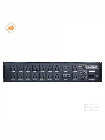 OBT-8080 PA System Peripheral Device Power Timing Sequence Controller with 24V Fire Signal Input Controller