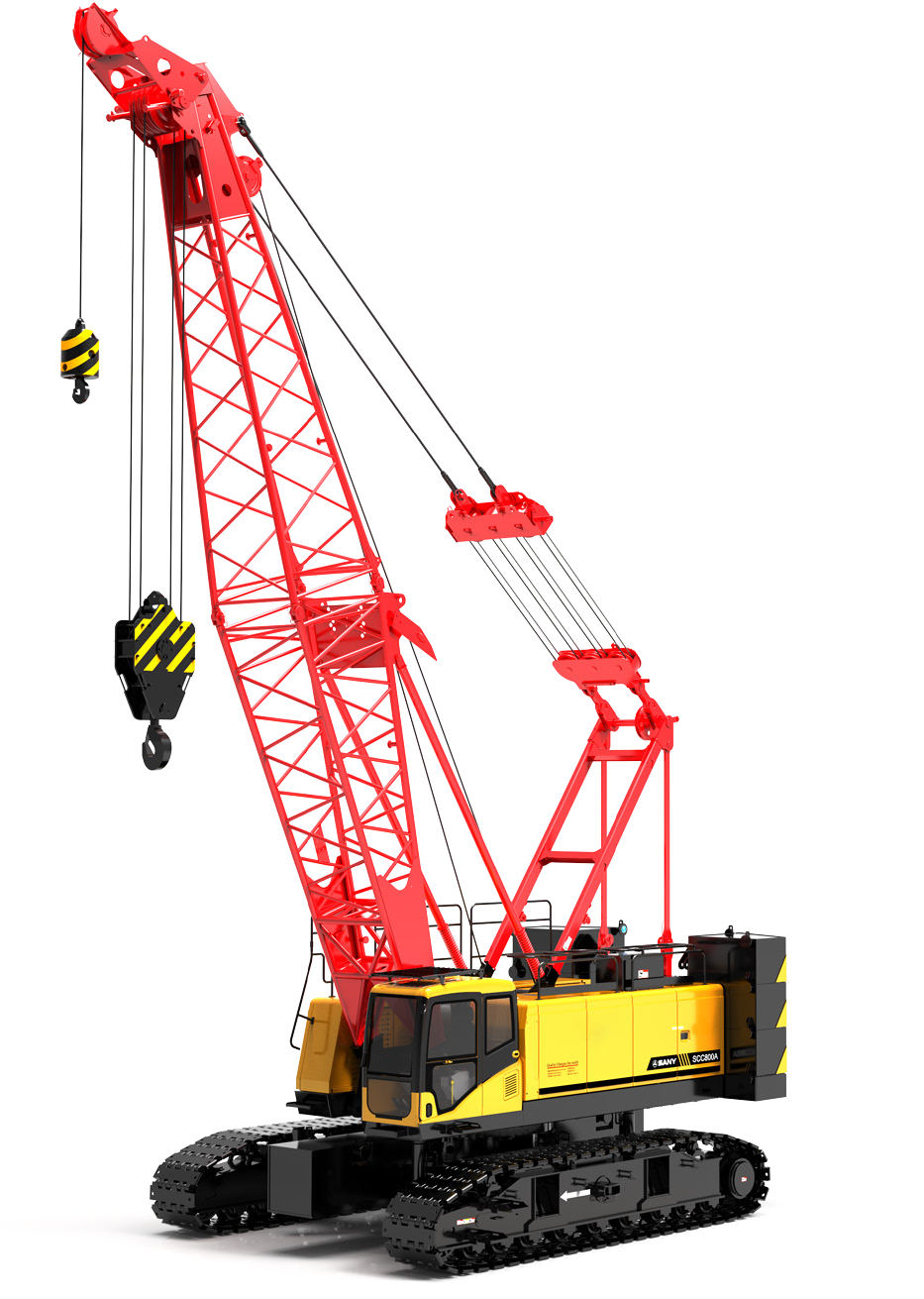 Hydraulic Engine Crawler Crane Tower Mobile Truck Crane 85t C850A-6