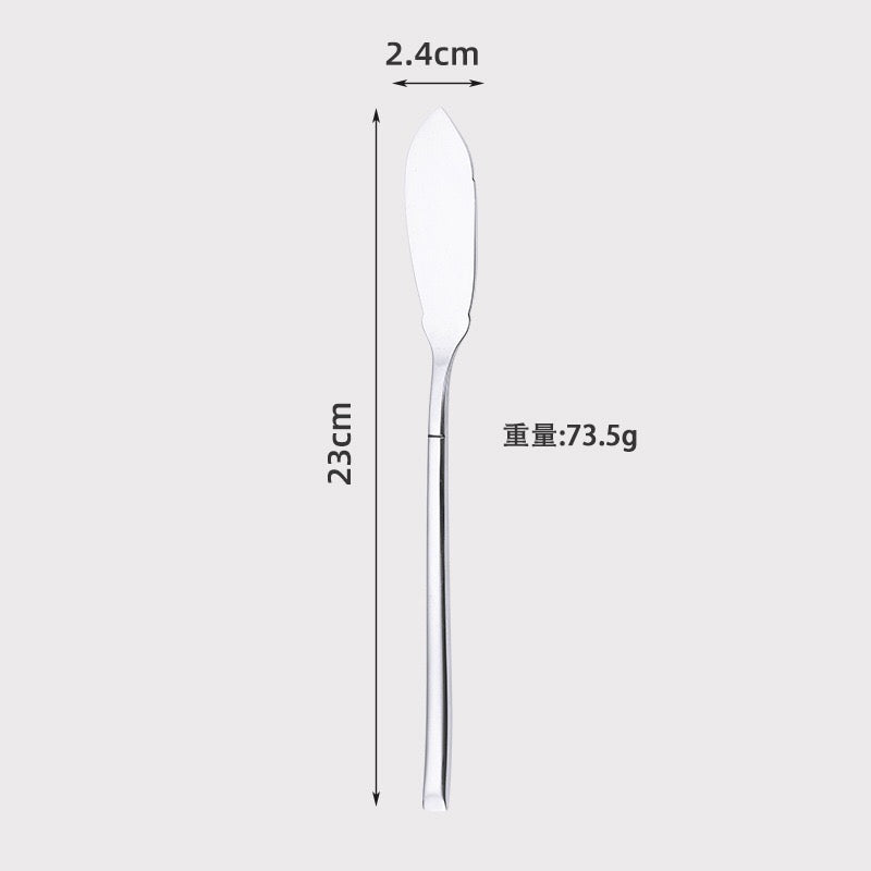 304 Stainless Steel Knife and Fork Spoon Western Steak Knife and Fork Set