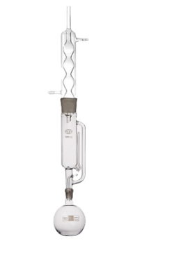 Extraction apparatus soxhlet with bulb condenser