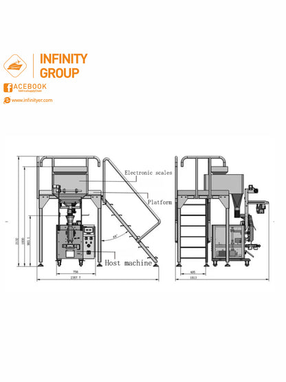 Small Particle Four-head Weighing Packaging Machine SL-160S-1-6