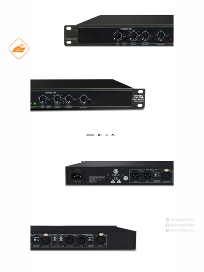 223XL professional audio equipment stereo 2-way crossover for bar stage tuning