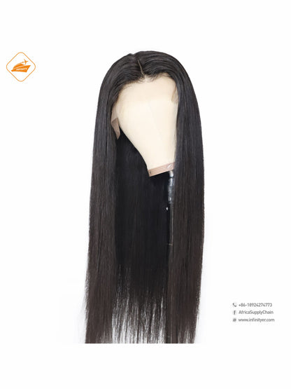 lace wig 13*4  自然色  straight