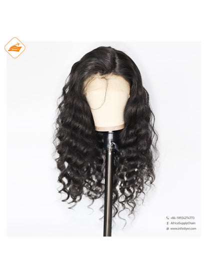 lace wig 13*4  自然色  loose deep