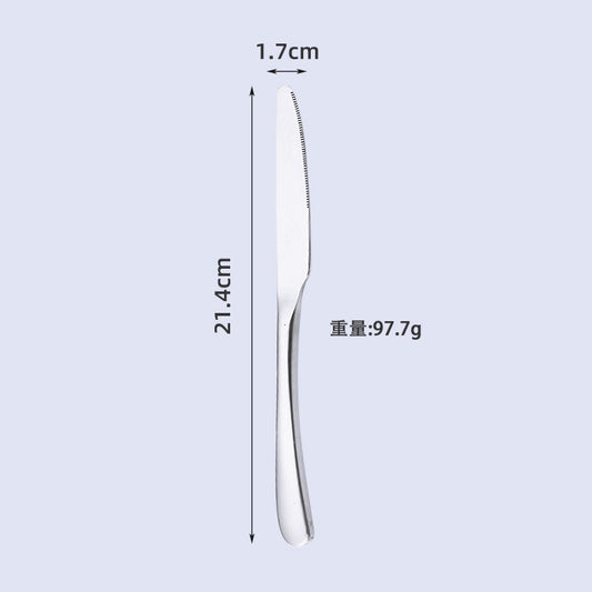 Stainless Steel Western Food Knife Fork Spoon