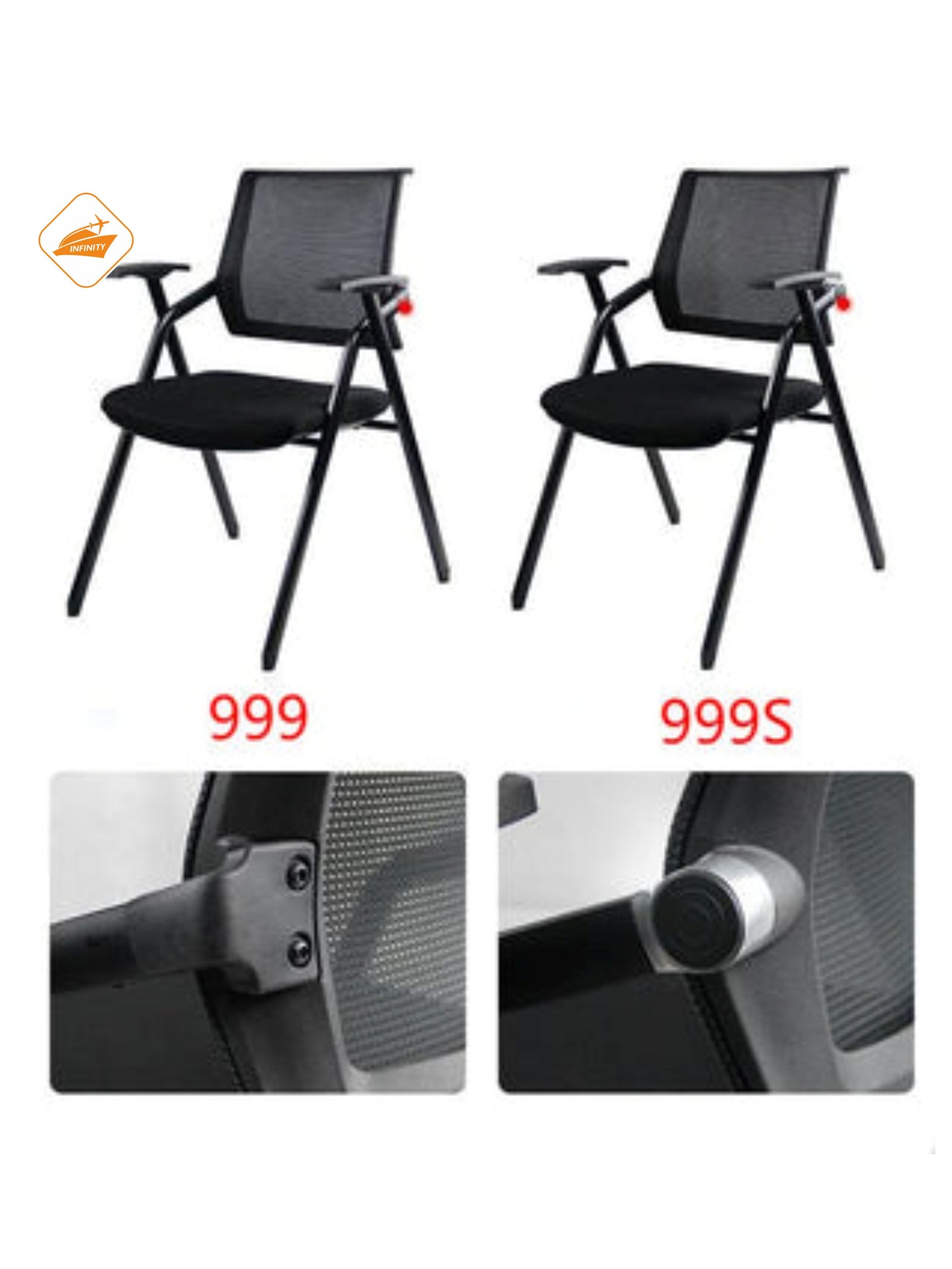 999-1 Meeting Chair with Writing Board