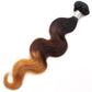 Ombre 3tone Brazilian Hair 10-24 inch 10A Remy Hair Natural color Extension Bundle