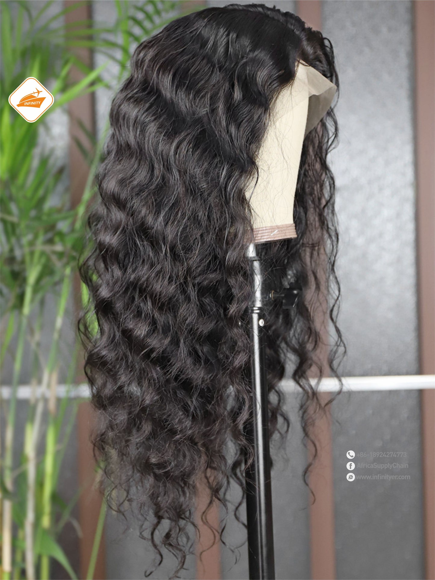 lace wig 13*4  自然色  loose deep