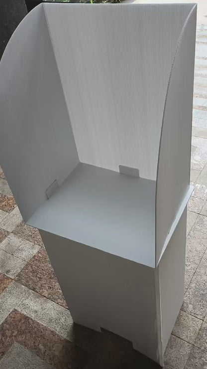 Foldable Voting Booth Single 45x35x170 CM