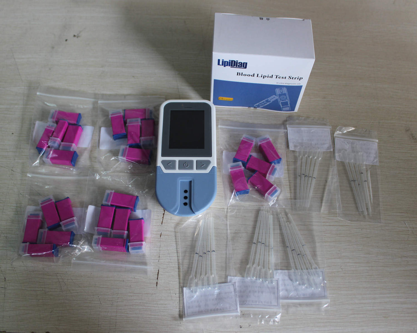 Lipid Test 4in1 Strip (TC+HCL+TG+LDL) Lipid Panel Analyzer