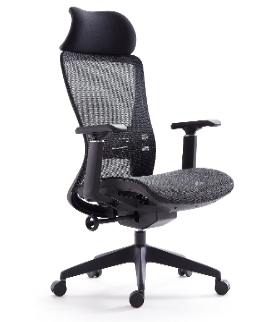 Mesh office chair with wheels