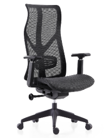 Mesh office chair with wheels