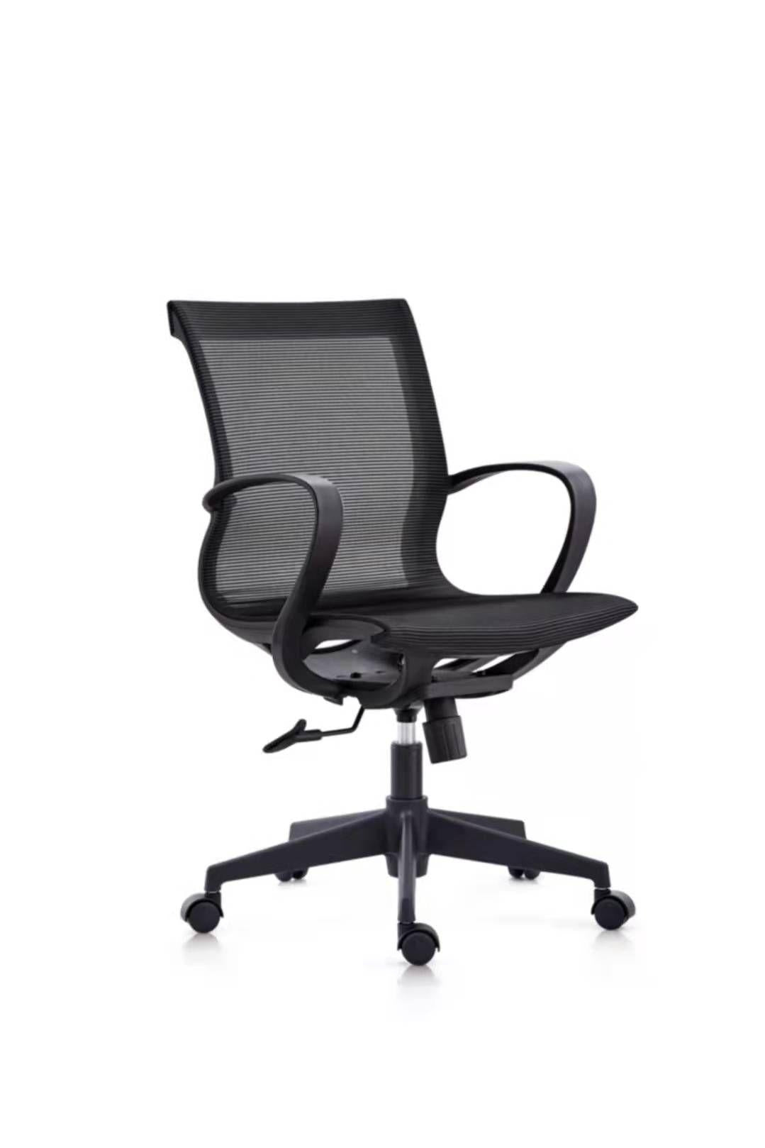 Mesh office chair with wheels