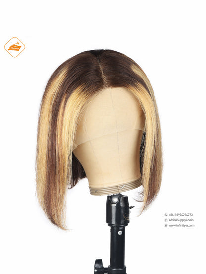 lace wig 13*4  P色 bob